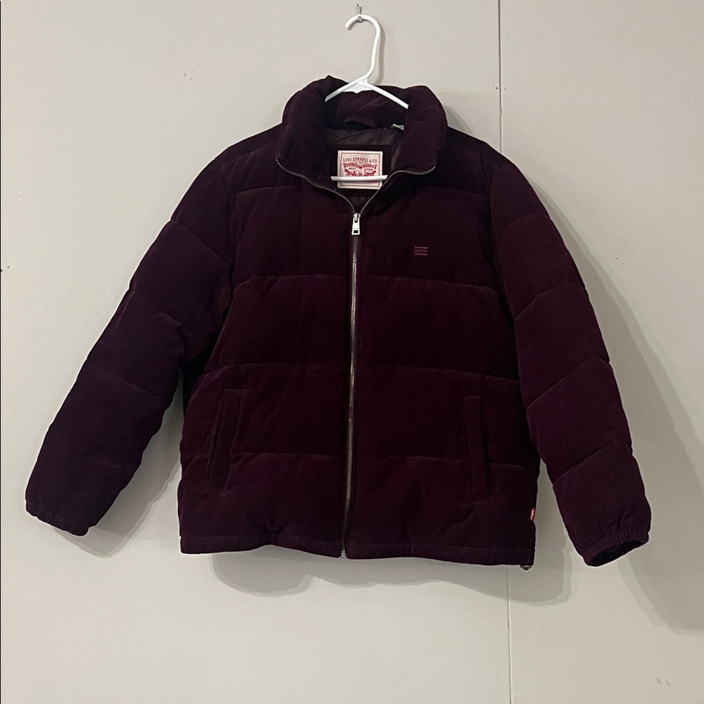 Levi's Women's Burgundy Puffer Jacket